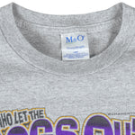 NFL (M&O) - Baltimore VS New York T-Shirt 2001 Large Vintage Retro Football