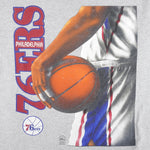 NBA (Lee) - Philadelphia 76ers T-Shirt 1990s Large Vintage Retro Basketball