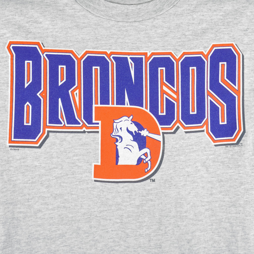 NFL (CSA) - Denver Broncos T-Shirt 1996 X-Large Vintage Retro Football