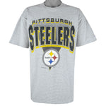 NFL (Logo 7) - Pittsburgh Steelers T-Shirt 1993 X-Large