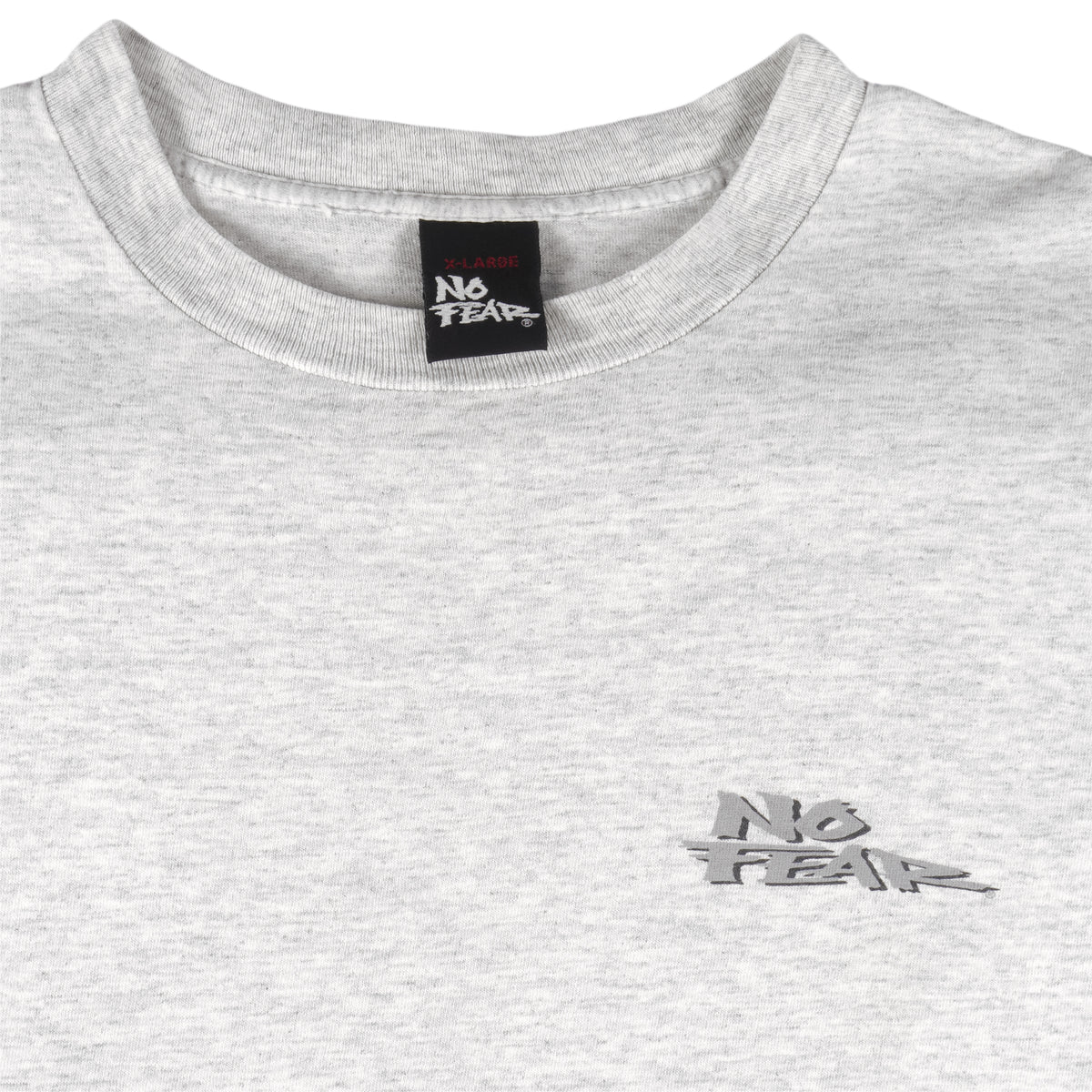 Vintage (No Fear) - It's The Size Of The Fight In The Dog T-Shirt 1990s X-Large Vintage Retro