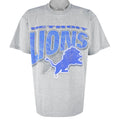 NFL (Dynasty) - Detroit Lions T-Shirt 1990s Large Vintage Retro Football