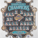 Starter - Florida Marlins World Series Champs Players Faces T-Shirt 1997 X-Large Vintage Retro Baseball