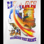 MLB - Texas Rangers Nolan Ryan Autographed T-Shirt 1992 X-large Vintage Retro Baseball