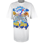 MLB (Bulletin Athletic) - Toronto Blue Jays Champs Single Stitch T-Shirt 1993 Large