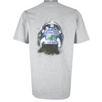 NHL (Anvil) - Buffalo Sabres Ryan Miller Breakout T-Shirt 1990s Large Vintage Retro Hockey