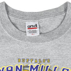 NHL (Anvil) - Buffalo Sabres Ryan Miller Breakout T-Shirt 1990s Large Vintage Retro Hockey