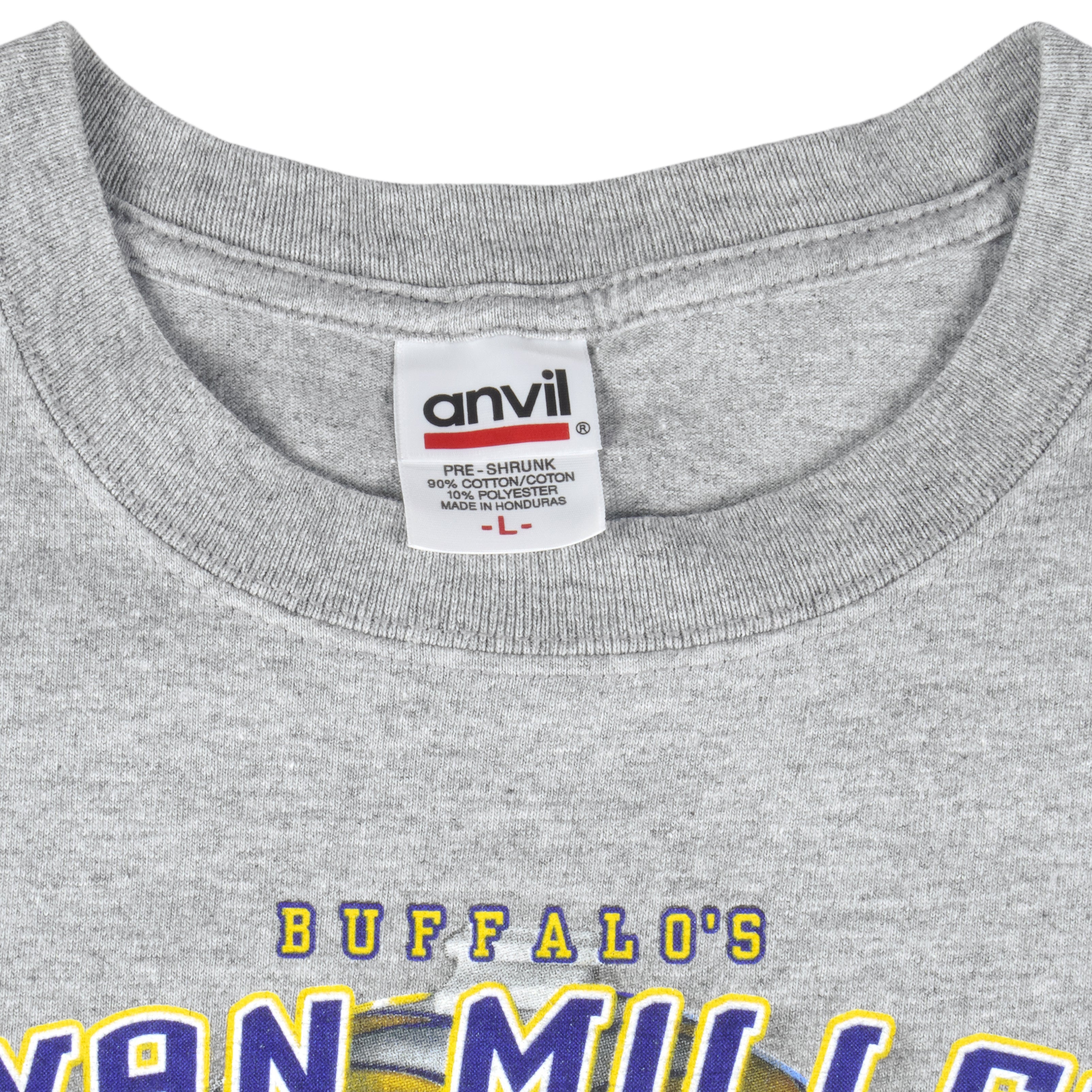NHL (Anvil) - Buffalo Sabres Ryan Miller Breakout T-Shirt 1990s Large Vintage Retro Hockey