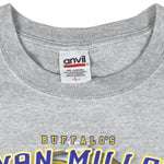 NHL (Anvil) - Buffalo Sabres Ryan Miller Breakout T-Shirt 1990s Large Vintage Retro Hockey