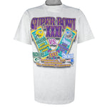 NFL (Logo Athletic) - Packers VS Patriots Super Bowl Matchups T-Shirt 1996 Medium