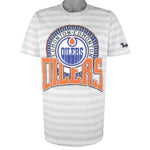 NHL (Woody Sports) - Edmonton Oilers Single Stitch T-Shirt 1991 X-Large