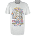 NBA (Salem) - USA Dream Team Barcelona Olympic Game Caricature T-Shirt 1992 X-Large Vintage Retro Basketball