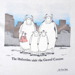 Vintage (The Far Side) - The Holsteins Visit The Grand Canyon T-Shirt 1986 Medium Vintage Retro