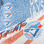 MLB (Ravens) - Toronto Blue Jays Single Stitch AOP T-Shirt 1990s Large Vintage Retro Baseball