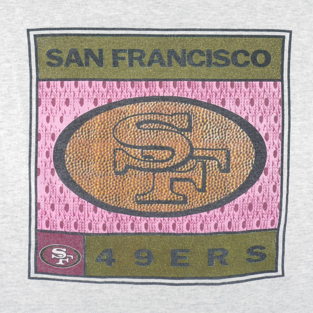 NFL (True Fan) - San Francisco 49ers T-Shirt 1990s Large Vintage Retro Football