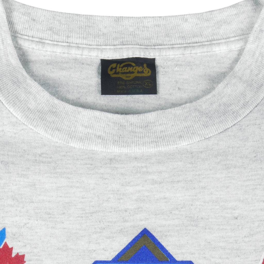 MLB (Changes) - World Series Blue Jays VS Phillies T-shirt 1993 X-Large Vintage Retro Baseball