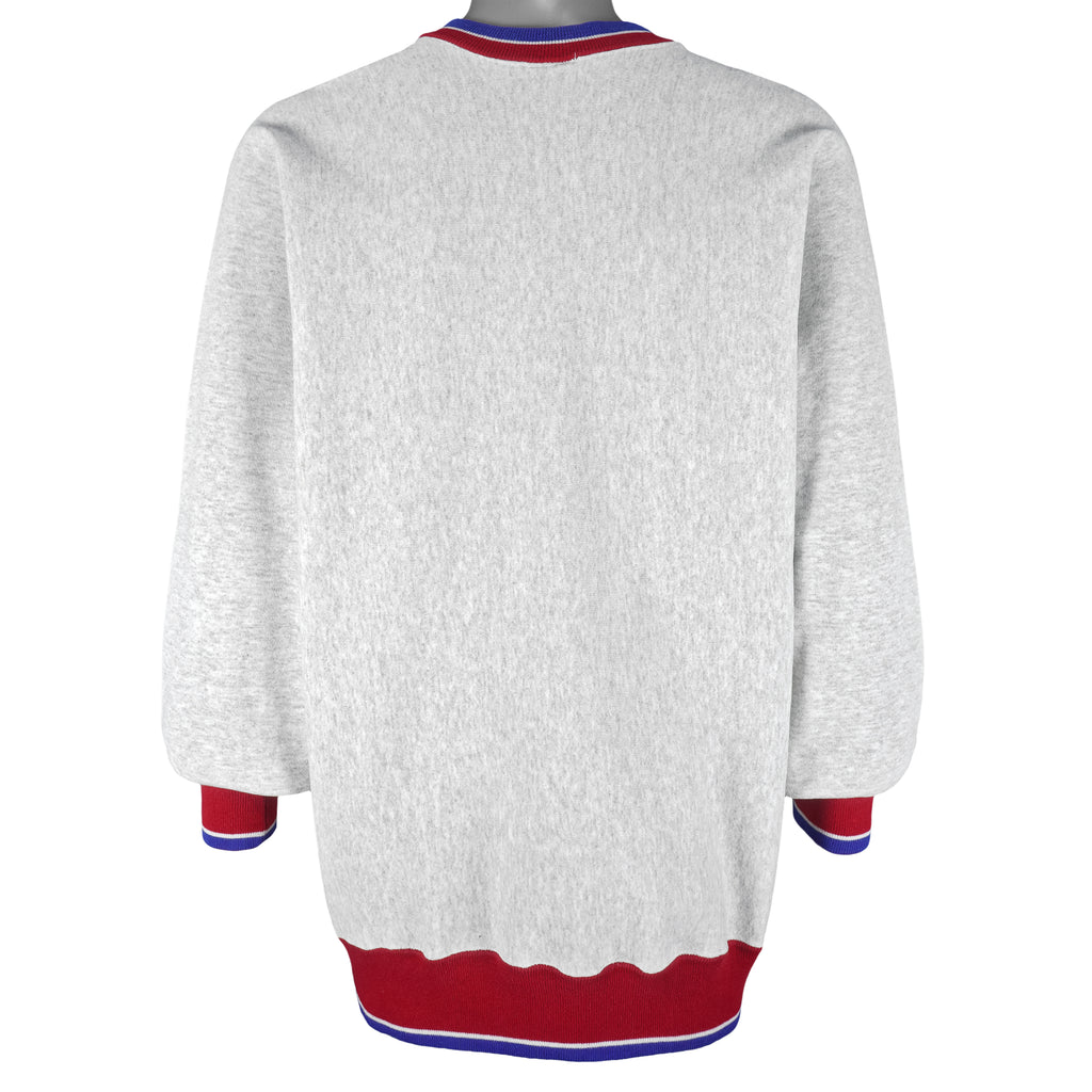 Vintage - Pepsi Cola Big Spell-Out Crew Neck Sweatshirt 1990s X-Large Vintage Retro