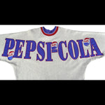 Vintage - Pepsi Cola Big Spell-Out Crew Neck Sweatshirt 1990s X-Large Vintage Retro