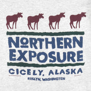 Vintage (Stitchery Studio) - Northern Exposure Alaska Crew Neck Sweatshirt 1995 XX-Large Vintage Retro