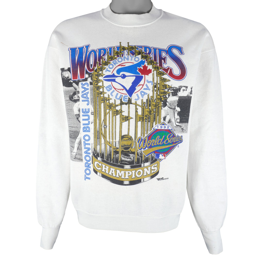 MLB (Ravens) - Toronto Blue Jays World Series Champions Sweatshirt 1992 Large Vintage Retro Baseball