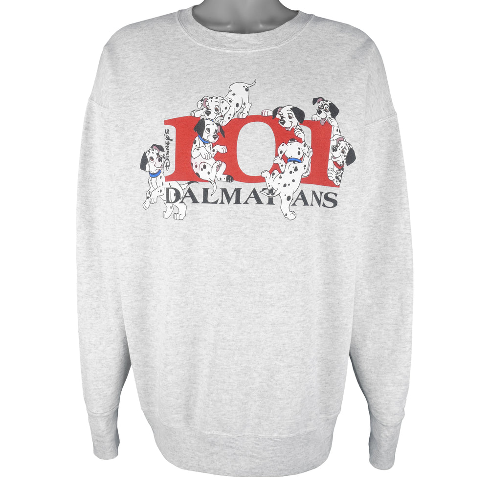 Disney - 101 Dalmatians Crew Neck Sweatshirt 1990s X-Large Vintage Retro 