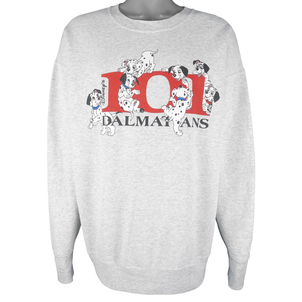 Disney - 101 Dalmatians Crew Neck Sweatshirt 1990s X-Large Vintage Retro 