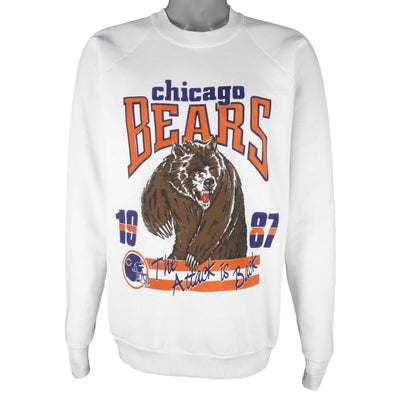 NFL (Fruit Of The Loom) - Chicago Bears The Attack Is Back Sweatshirt 1987 X-Large