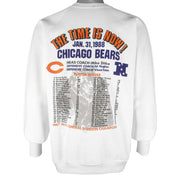 NFL (Fruit Of The Loom) - Chicago Bears Crew Neck Sweatshirt 1987 X-Large Vintage Retro Football