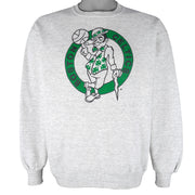 NBA (Jerzees) - Boston Celtics Crew Neck Sweatshirt 1990s Large Vintage Retro Basketball