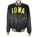 NCAA (Swingster) - Iowa Hawkeyes Satin Jacket 1990s X-Large Vintage Retro College