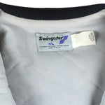 NCAA (Swingster) - Iowa Hawkeyes Satin Jacket 1990s X-Large Vintage Retro College