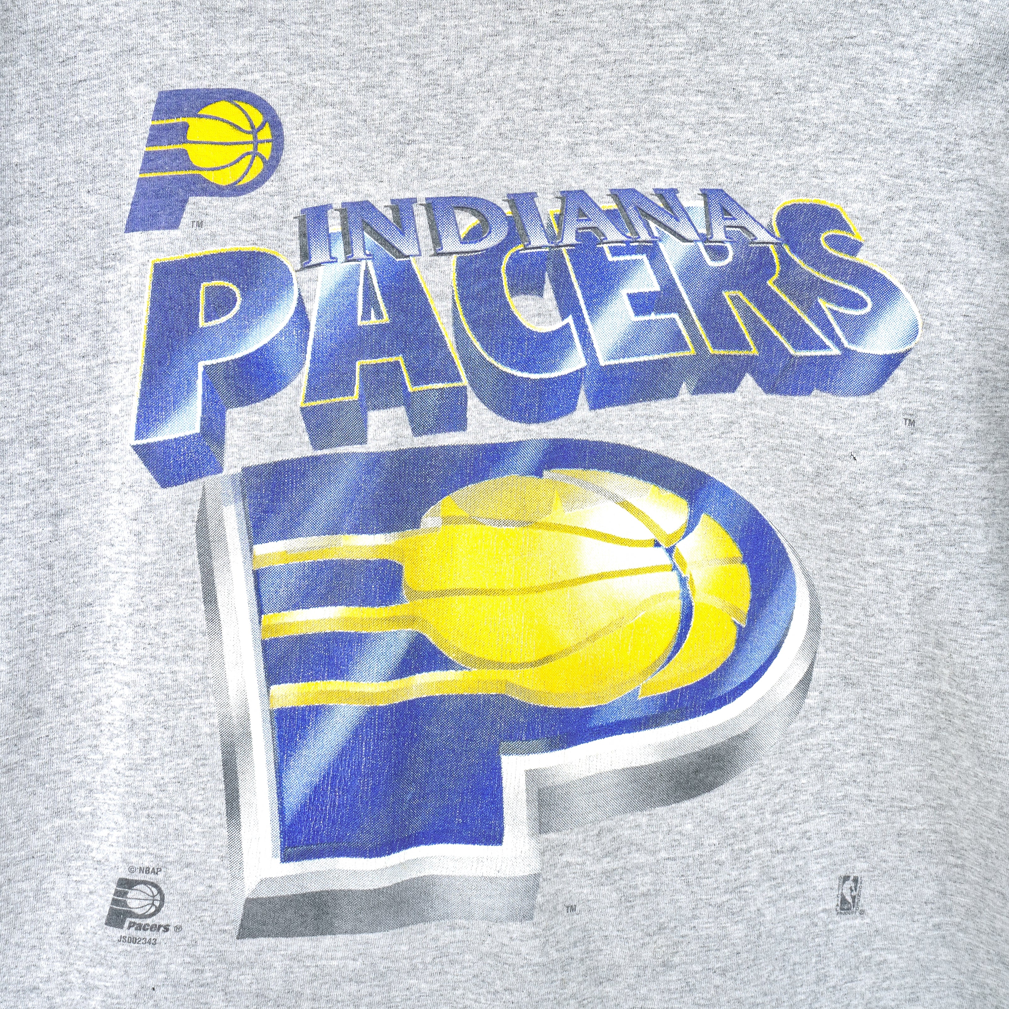 NBA (Artex) - Indiana Pacers Single Stitch T-Shirt 1990s X-Large Vintage Retro Basketball 