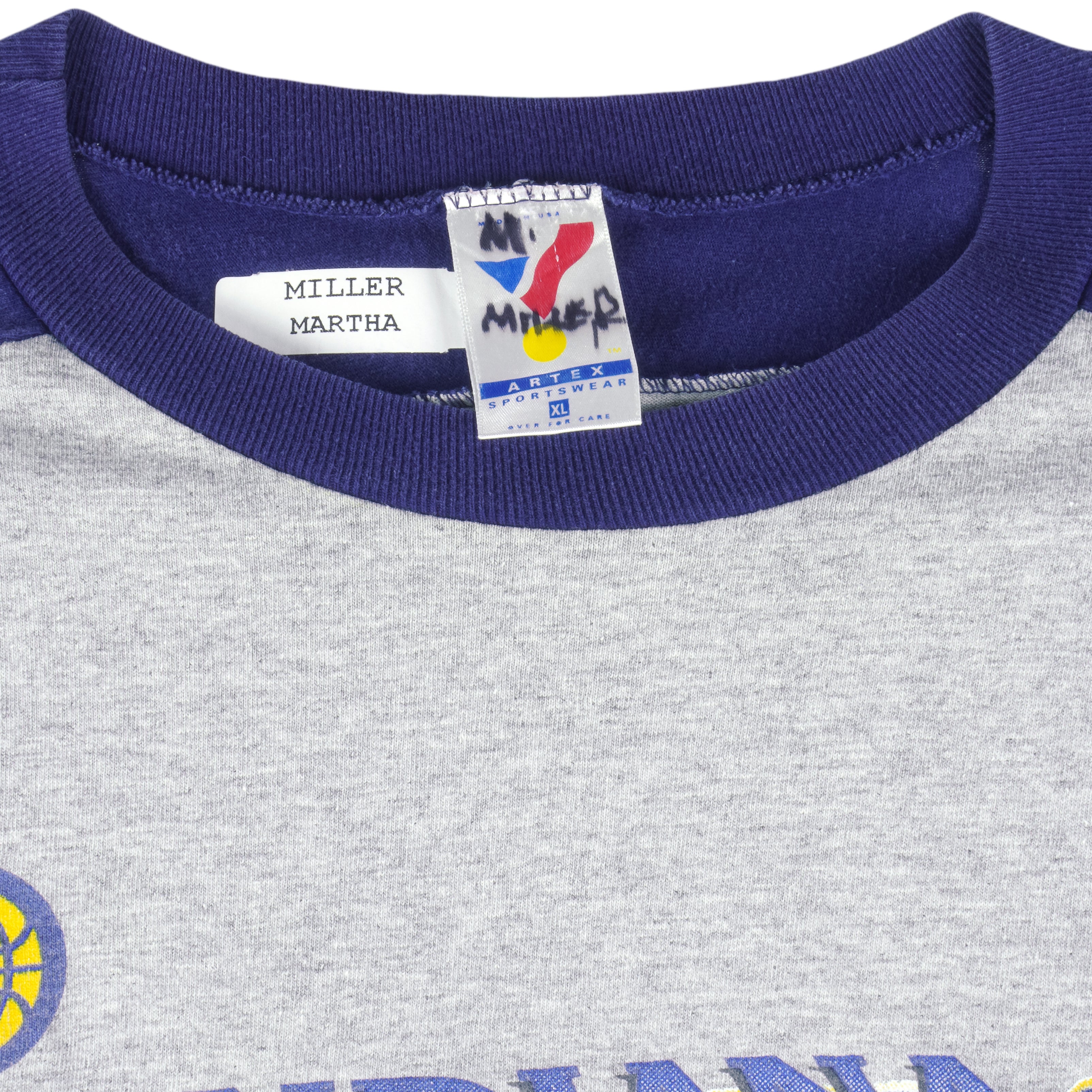 Starter Jacket Pull Over Coat NBA Indiana Pacers Basketball Big Logo XXL  Vintage