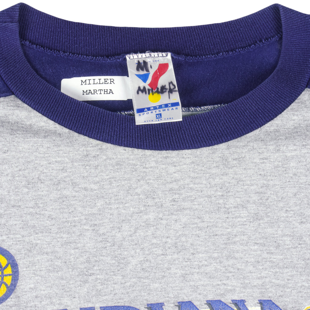 NBA (Artex) - Indiana Pacers Single Stitch T-Shirt 1990s X-Large Vintage Retro Basketball 