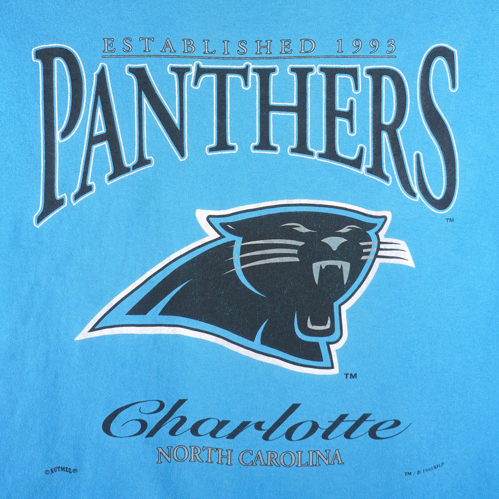 NFL (Lee) - Carolina Panthers Big Logo T-Shirt 1995 XX-Large Vintage Retro Football