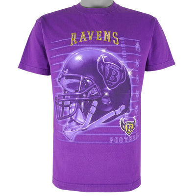 NFL (Champ) - Baltimore Ravens Helmet T-Shirt 1990s Medium