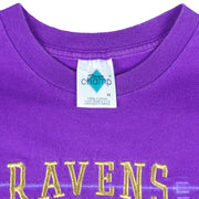 NFL (Champ) - Baltimore Ravens Helmet T-Shirt 1990s Medium Vintage Retro Football