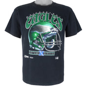 NFL (Salem) - Philadelphia Eagles Helmet Single Stitch T-Shirt 1992 Small Youth Vintage Retro Football