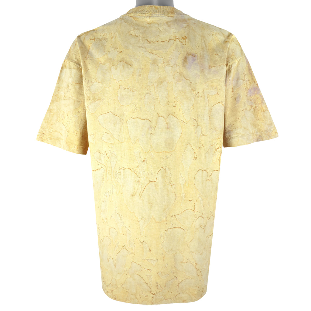 Vintage (Ragtops) - Camping AOP Single Stitch T-Shirt 1990s Large Vintage Retro