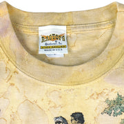 Vintage (Ragtops) - Camping AOP Single Stitch T-Shirt 1990s Large Vintage Retro