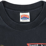 NHL (Nutmeg) - Chicago Blackhawks Stadium Map Single Stitch T-Shirt 1990 X-Large Vintage Retro Hockey