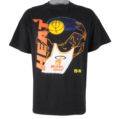 NBA (Tour Champ) - Miami Heat Sight & Sound Single Stitch T-Shirt 1994 X-Large