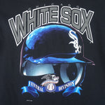MLB (Salem) - Chicago White Sox Helmet Single Stitch T-Shirt 1993 Large Vintage Retro Baseball