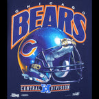 NFL - Chicago Bears Helmet Single Stitch T-Shirt 1992 Medium Vintage Retro Football