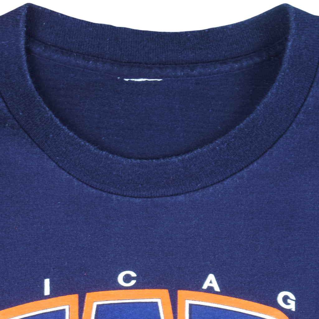 NFL - Chicago Bears Helmet Single Stitch T-Shirt 1992 Medium Vintage Retro Football