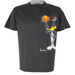 NBA - Portland Trail Blazers X Looney Duffy Duck T-Shirt 1995 Medium Youth Vintage Retro Basketball