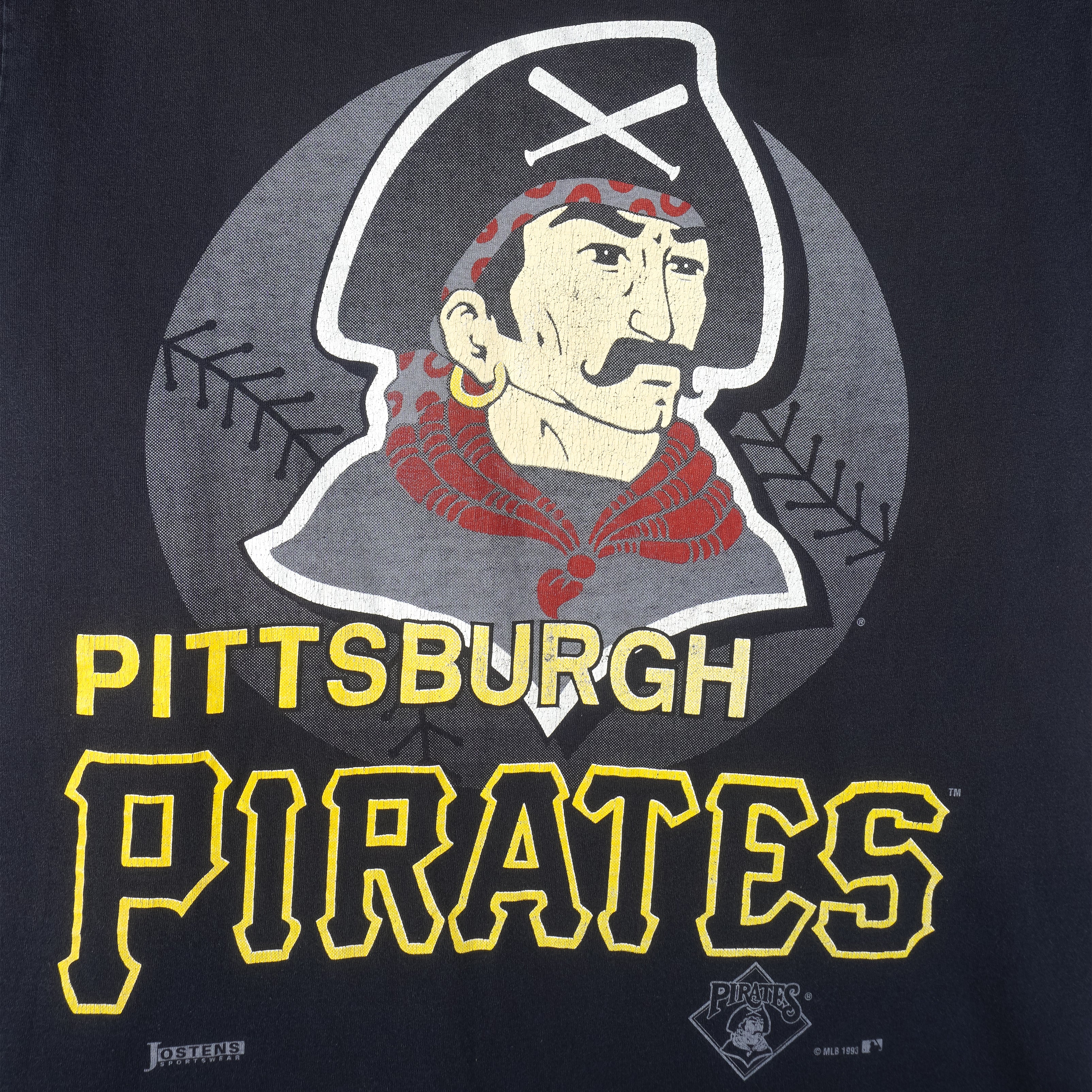 Vintage MLB (Jostens) - Pittsburgh Pirates Single Stitch T-Shirt 1993 Large