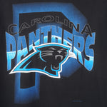 NFL (Anvil) - Carolina Panthers Single Stitch T-Shirt 1995 Large Vintage Retro Football