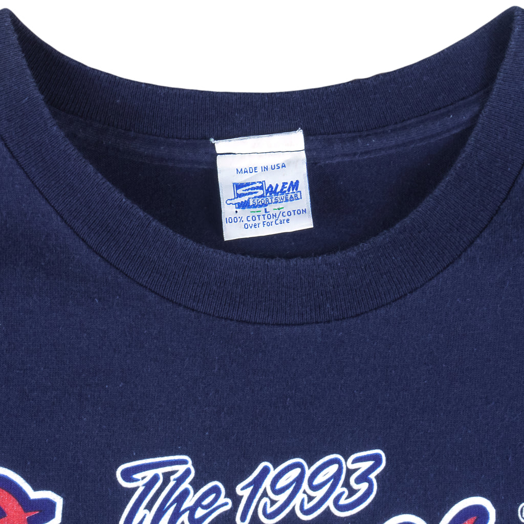 MLB (Salem) - Atlanta Braves Back To Back Champions T-Shirt 1993 Large