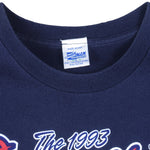 MLB (Salem) - Atlanta Braves Back To Back Champions T-Shirt 1993 Large